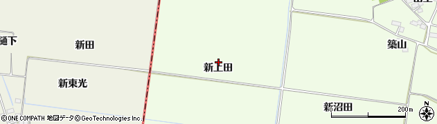 宮城県遠田郡美里町荻埣新上田周辺の地図