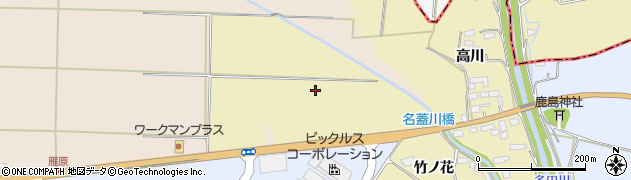 宮城県加美郡加美町下狼塚塩田周辺の地図