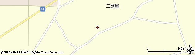 宮城県登米市豊里町二ツ屋215周辺の地図