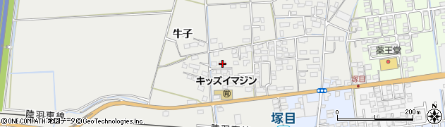 宮城県大崎市古川塚目屋敷37周辺の地図