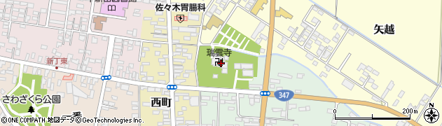 西寺周辺の地図
