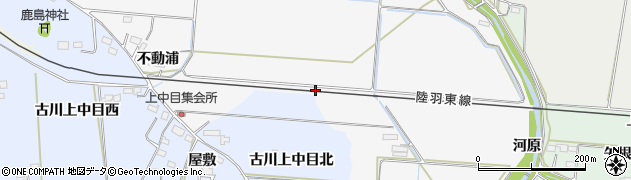 宮城県大崎市古川保柳四反町周辺の地図