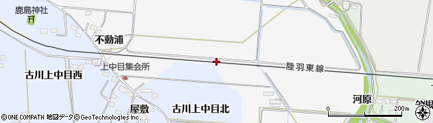 宮城県大崎市古川保柳（四反町）周辺の地図