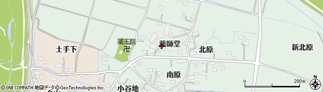 宮城県大崎市古川鶴ケ埣（薬師堂）周辺の地図