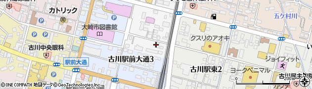 住友生命保険相互会社　仙台支社・古川南支部周辺の地図