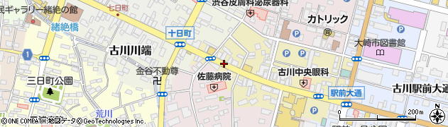 古川台町周辺の地図