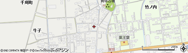 宮城県大崎市古川塚目屋敷83周辺の地図