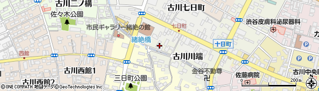 大崎市役所　古川リサイクルデザイン展示館周辺の地図
