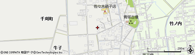 宮城県大崎市古川塚目屋敷周辺の地図