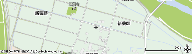 宮城県大崎市古川鶴ケ埣新薬師周辺の地図