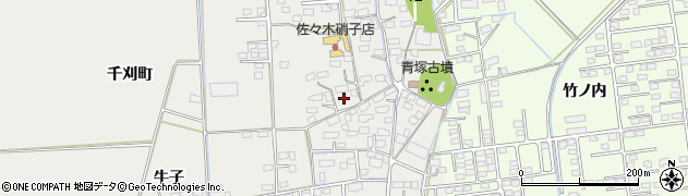 宮城県大崎市古川塚目屋敷56周辺の地図