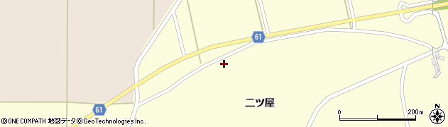 宮城県登米市豊里町二ツ屋92周辺の地図