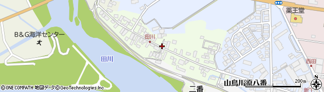 宮城県加美町（加美郡）上川原周辺の地図