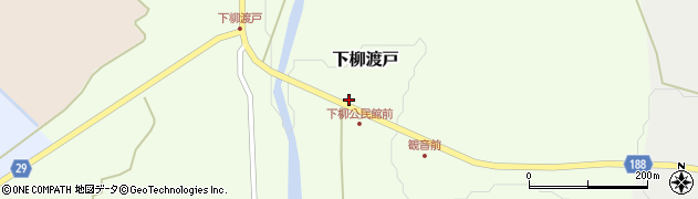山形県尾花沢市下柳渡戸33周辺の地図