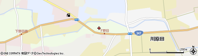 宮城県加美郡加美町下野目久保田北周辺の地図