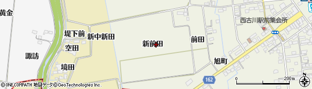 宮城県大崎市古川新堀新前田周辺の地図