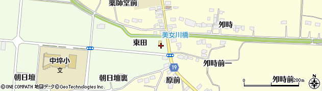宮城県遠田郡美里町荻埣東田周辺の地図