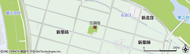 江渕寺周辺の地図