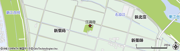 江渕寺周辺の地図