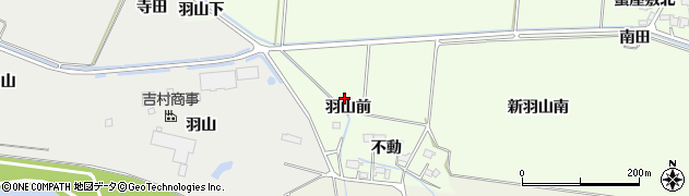 宮城県大崎市古川馬櫛（羽山前）周辺の地図