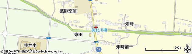 宮城県遠田郡美里町中埣夘時9周辺の地図