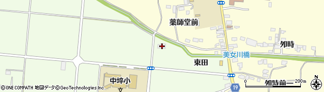 宮城県遠田郡美里町荻埣東田87周辺の地図