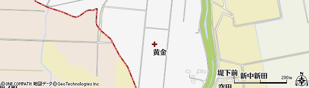 宮城県大崎市古川耳取（黄金）周辺の地図