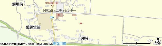宮城県遠田郡美里町中埣夘時周辺の地図