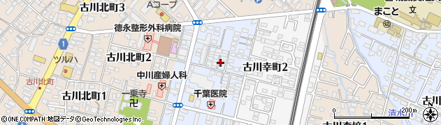 宮城県大崎市古川駅前大通6丁目周辺の地図