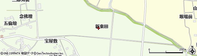 宮城県遠田郡美里町荻埣新東田周辺の地図