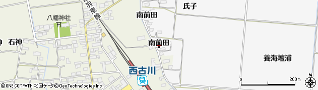 宮城県大崎市古川保柳（南前田）周辺の地図