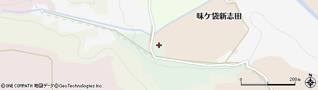 宮城県加美町（加美郡）味ケ袋志田周辺の地図