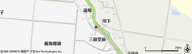 宮城県大崎市古川保柳藤屋敷周辺の地図