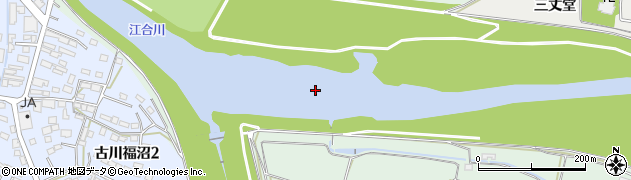 江合川周辺の地図