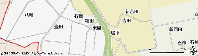 宮城県大崎市古川耳取（東田）周辺の地図