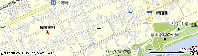 宮城県登米市豊里町新田町46周辺の地図