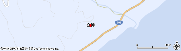 宮城県石巻市北上町十三浜（立神）周辺の地図