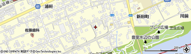 宮城県登米市豊里町新田町42周辺の地図