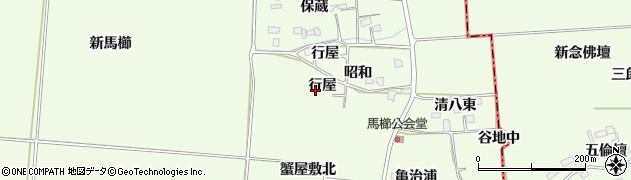 宮城県大崎市古川馬櫛周辺の地図