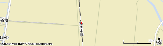 宮城県大崎市田尻大沢照井谷地南周辺の地図