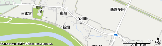 宮城県大崎市古川上埣（東畑）周辺の地図
