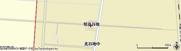 宮城県大崎市田尻大沢照井谷地周辺の地図