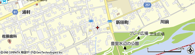 豊里タクシー周辺の地図