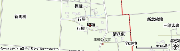 宮城県大崎市古川馬櫛（昭和）周辺の地図