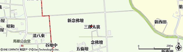 宮城県美里町（遠田郡）荻埣（三郎太裏）周辺の地図