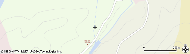 宮城県加美町（加美郡）漆沢宿尻周辺の地図