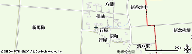 宮城県大崎市古川馬櫛（保蔵）周辺の地図