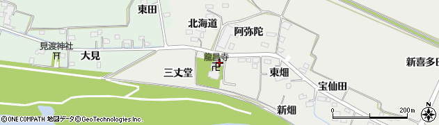 宮城県大崎市古川上埣三丈堂35周辺の地図