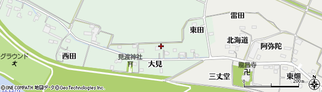 宮城県大崎市古川渕尻大見周辺の地図