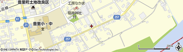 宮城県登米市豊里町新田町220周辺の地図